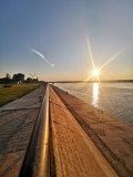 Дунавски парк по време на залез