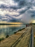 Дунавски парк в облачно време